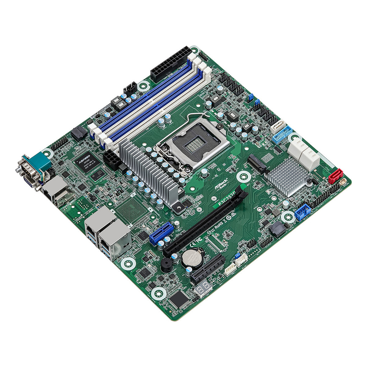 MOTHERBOARD ASROCK E3C252D4U (intel c252, lga 1200, micro atx)-1