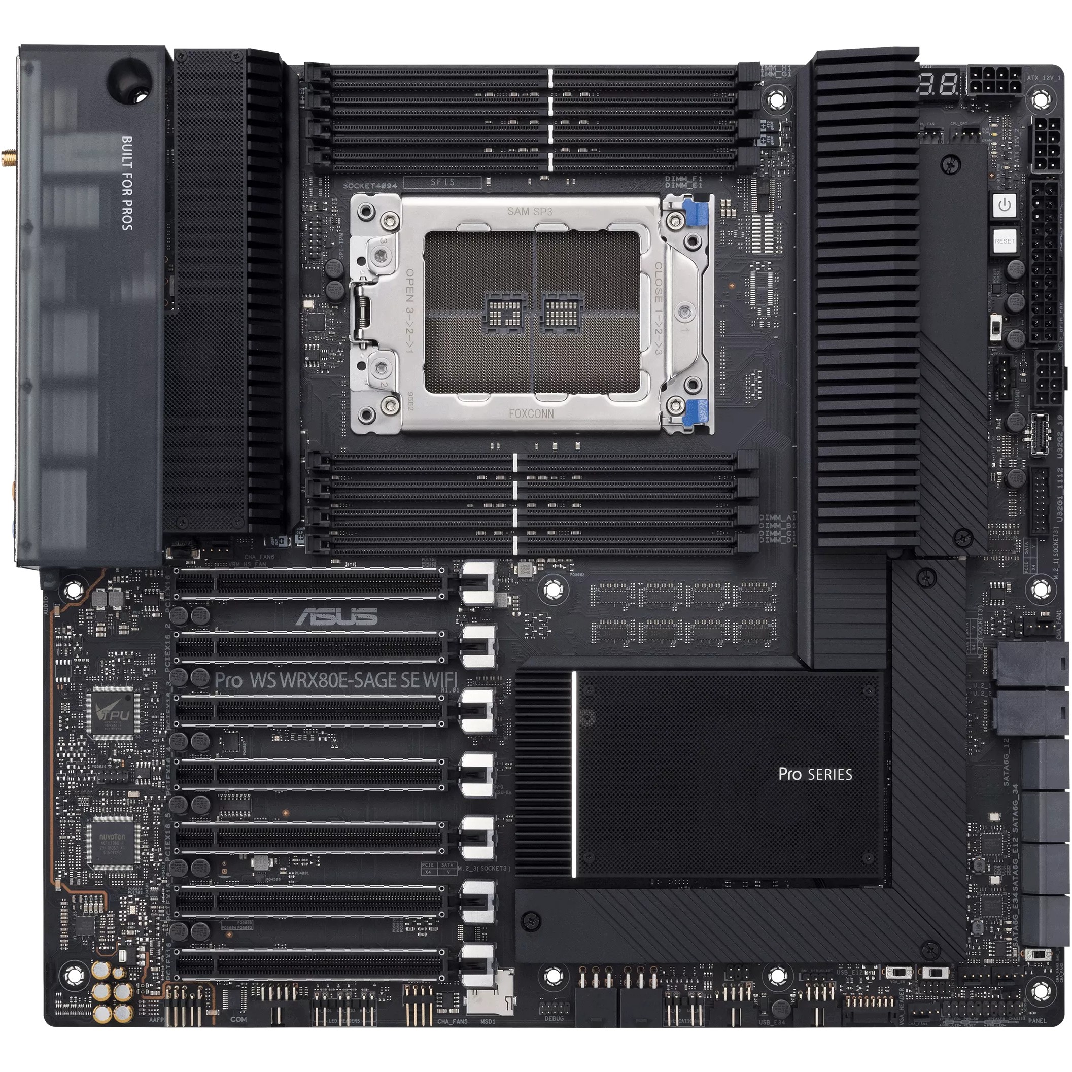 Matična ploča ASUS Pro WS WRX80E-SAGE SE WIFI (extended ATX, Socket sWRX8, AMD WRX80)-16