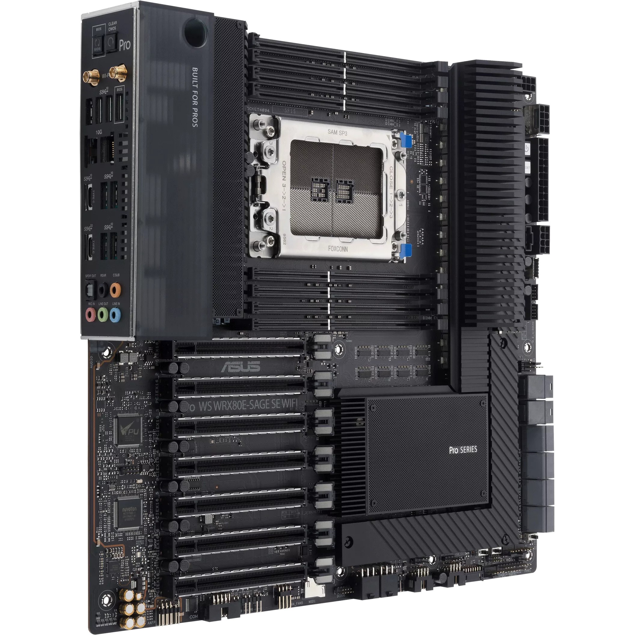 Matična ploča ASUS Pro WS WRX80E-SAGE SE WIFI (extended ATX, Socket sWRX8, AMD WRX80)-23