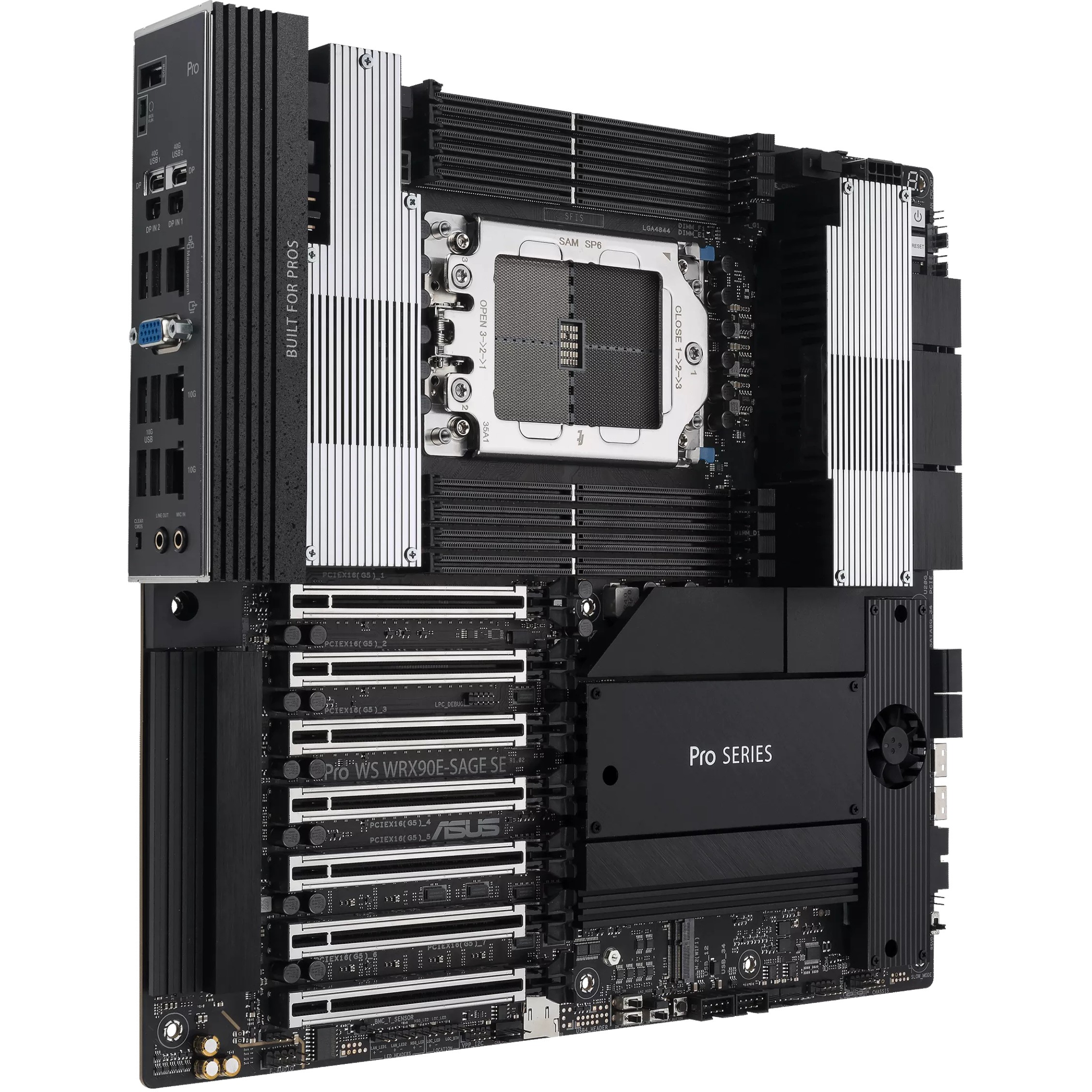 Motherboard ASUS PRO WS WRX90E-SAGE SE SSI EEB AST2600 Socket sTR5 AMD WRX90-6