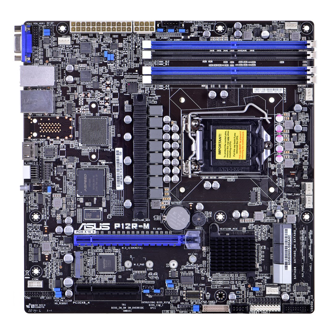 Matična ploča ASUS P12R-M/ASMB10 Intel C252 LGA 1200 micro ATX-0