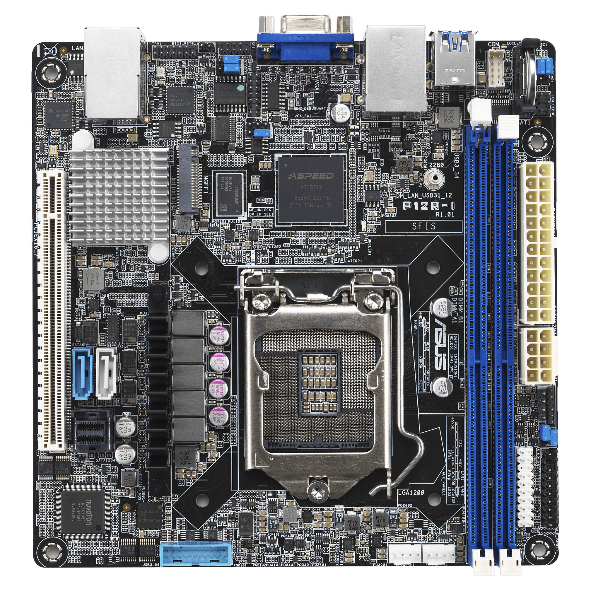 Matična ploča ASUS P12R-I mini ITX LGA1200 Socket C252-1