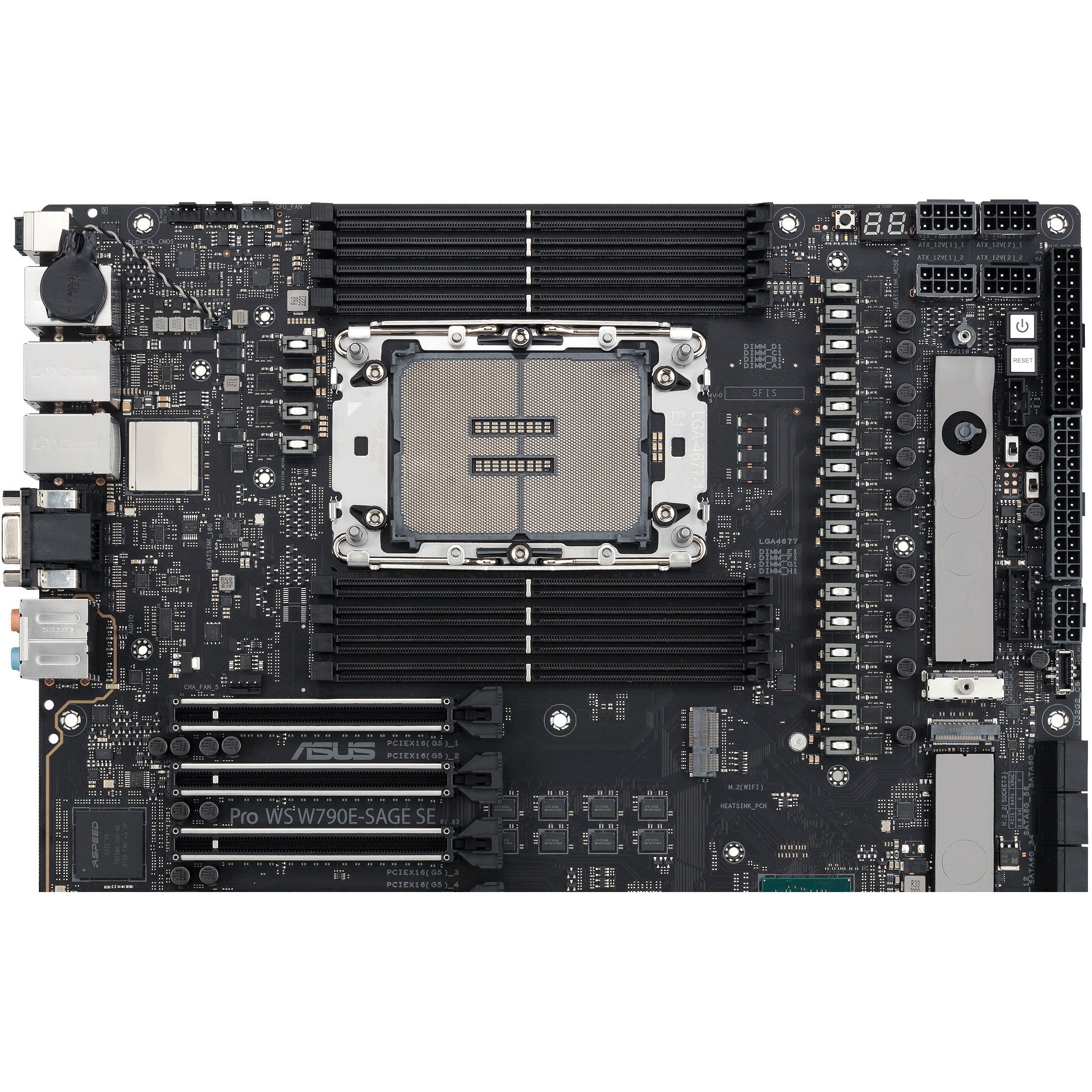 Matična ploča ASUS Pro WS W790E-SAGE SE (E-ATX, Socket Intel 4677, Intel W790)-13