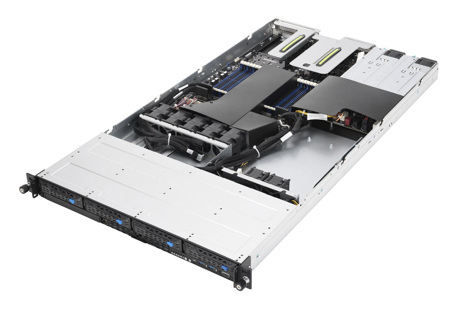 Rack server ASUS RS500A-E11-RS4U/4NVME(800W) (Socket SP3, 1U) crni-4