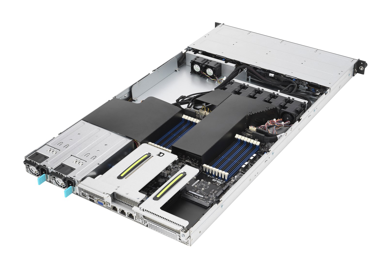 Rack server ASUS RS500A-E11-RS4U/4NVME(800W) (Socket SP3, 1U) crni-2