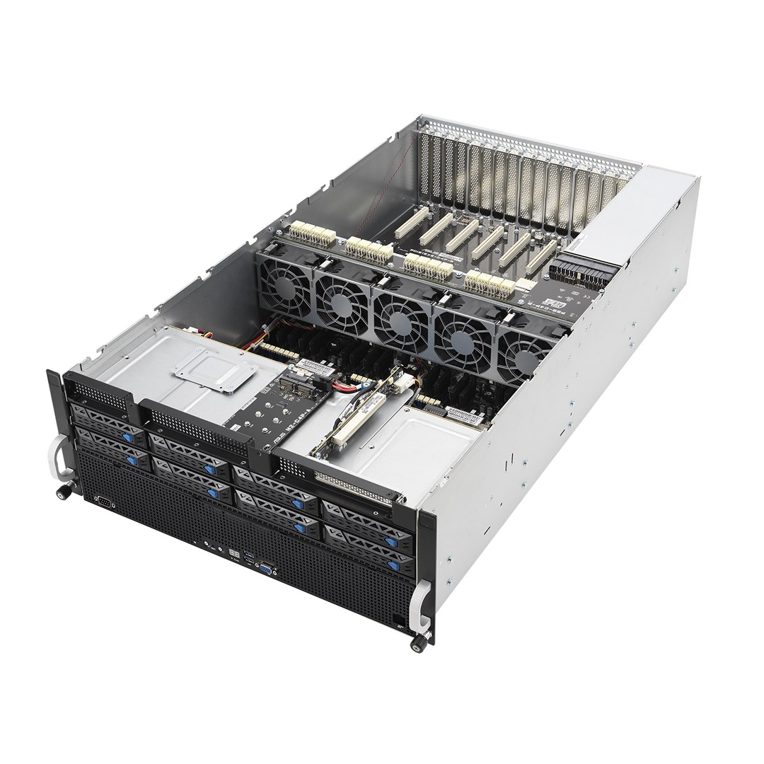 Rack kućište ASUS ESC8000A-E11 Socket SP3 (4U) srebrno-5