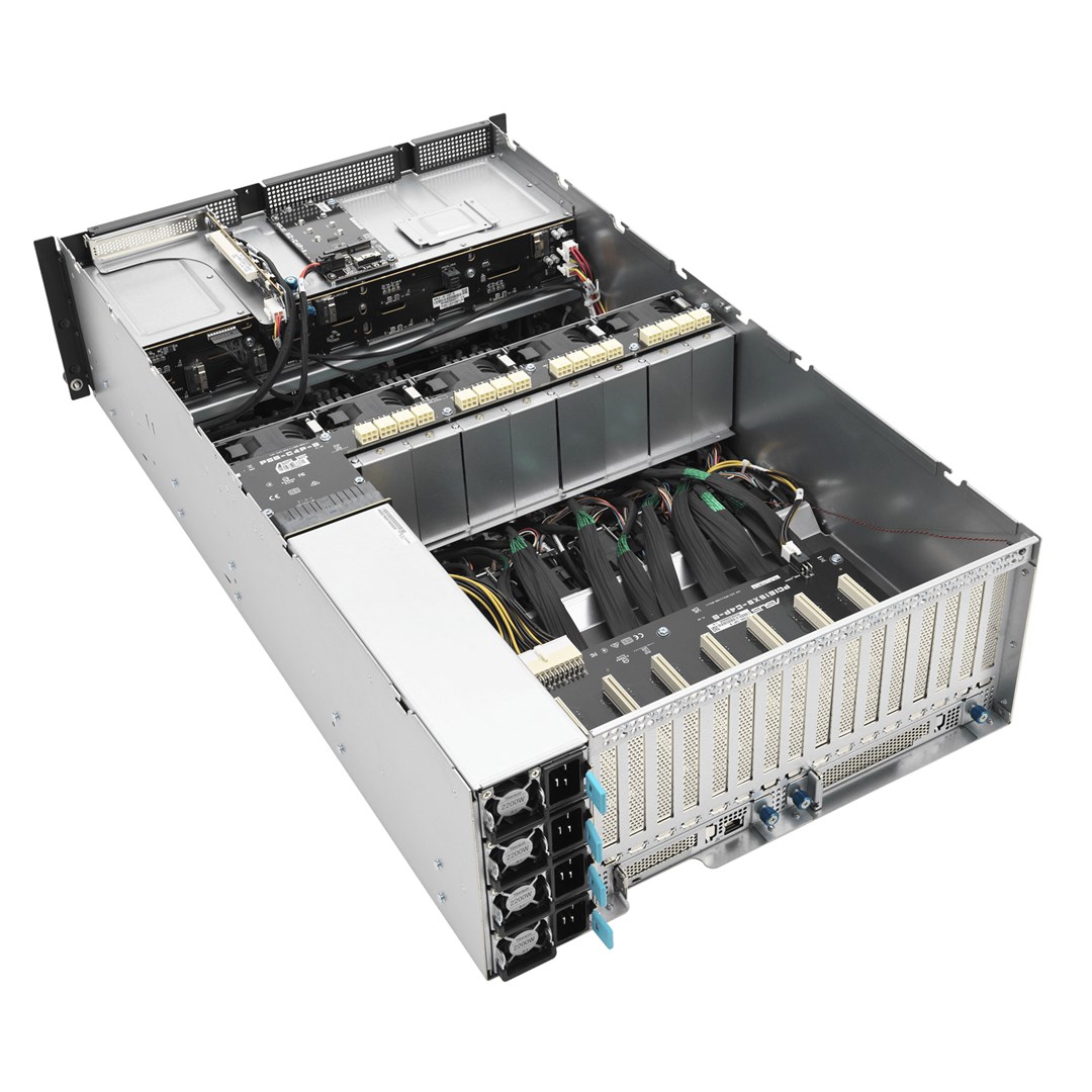 Rack kućište ASUS ESC8000A-E11 Socket SP3 (4U) srebrno-6