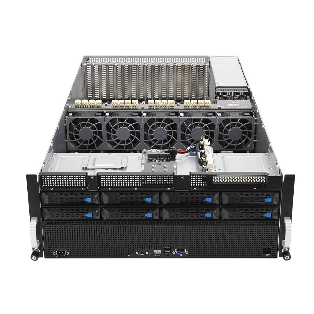 Rack kućište ASUS ESC8000A-E11 Socket SP3 (4U) srebrno-4