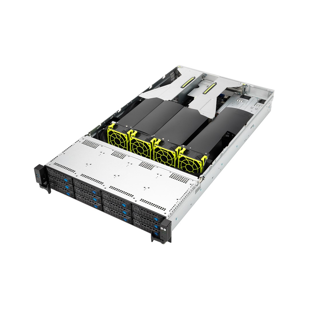 Poslužitelj ASUS RS520A-E11-RS12U (Rack, 2U, čelik) crna-4