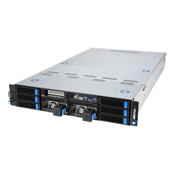 Poslužitelj ASUS Rack 2U (AMD EPYC, 1x LGA 4094, SP3, 280W, 8xDDR4, 3200, 8x3.5"/2.5" SATA/SAS*+2NVME, 2 Intel i350, 1Gb x2, 4 Double Deck, 7, 2200W, 80+ Platium)-0