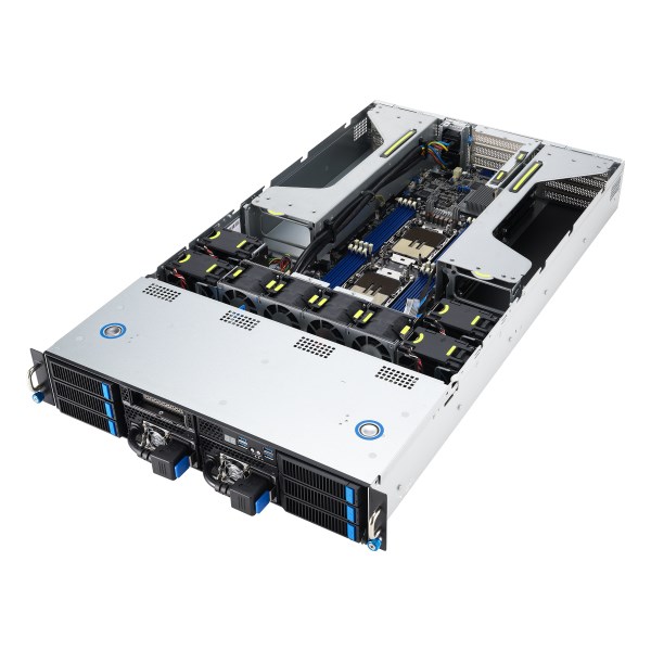 Poslužitelj ASUS Rack 2U (AMD EPYC, 1x LGA 4094, SP3, 280W, 8xDDR4, 3200, 8x3.5"/2.5" SATA/SAS*+2NVME, 2 Intel i350, 1Gb x2, 4 Double Deck, 7, 2200W, 80+ Platium)-3