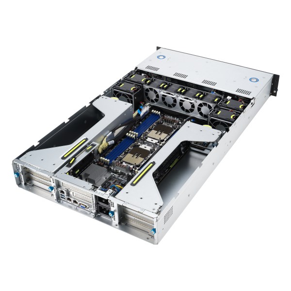 Poslužitelj ASUS Rack 2U (AMD EPYC, 1x LGA 4094, SP3, 280W, 8xDDR4, 3200, 8x3.5"/2.5" SATA/SAS*+2NVME, 2 Intel i350, 1Gb x2, 4 Double Deck, 7, 2200W, 80+ Platium)-4