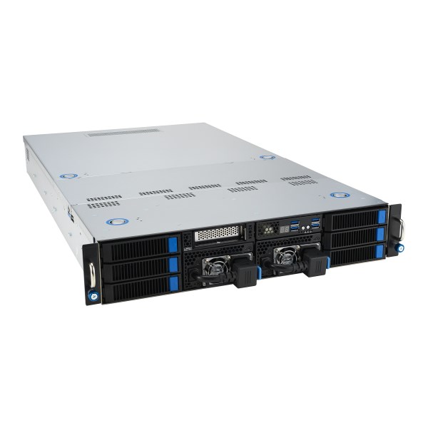 Poslužitelj ASUS Rack 2U (AMD EPYC, 1x LGA 4094, SP3, 280W, 8xDDR4, 3200, 8x3.5"/2.5" SATA/SAS*+2NVME, 2 Intel i350, 1Gb x2, 4 Double Deck, 7, 2200W, 80+ Platium)-2