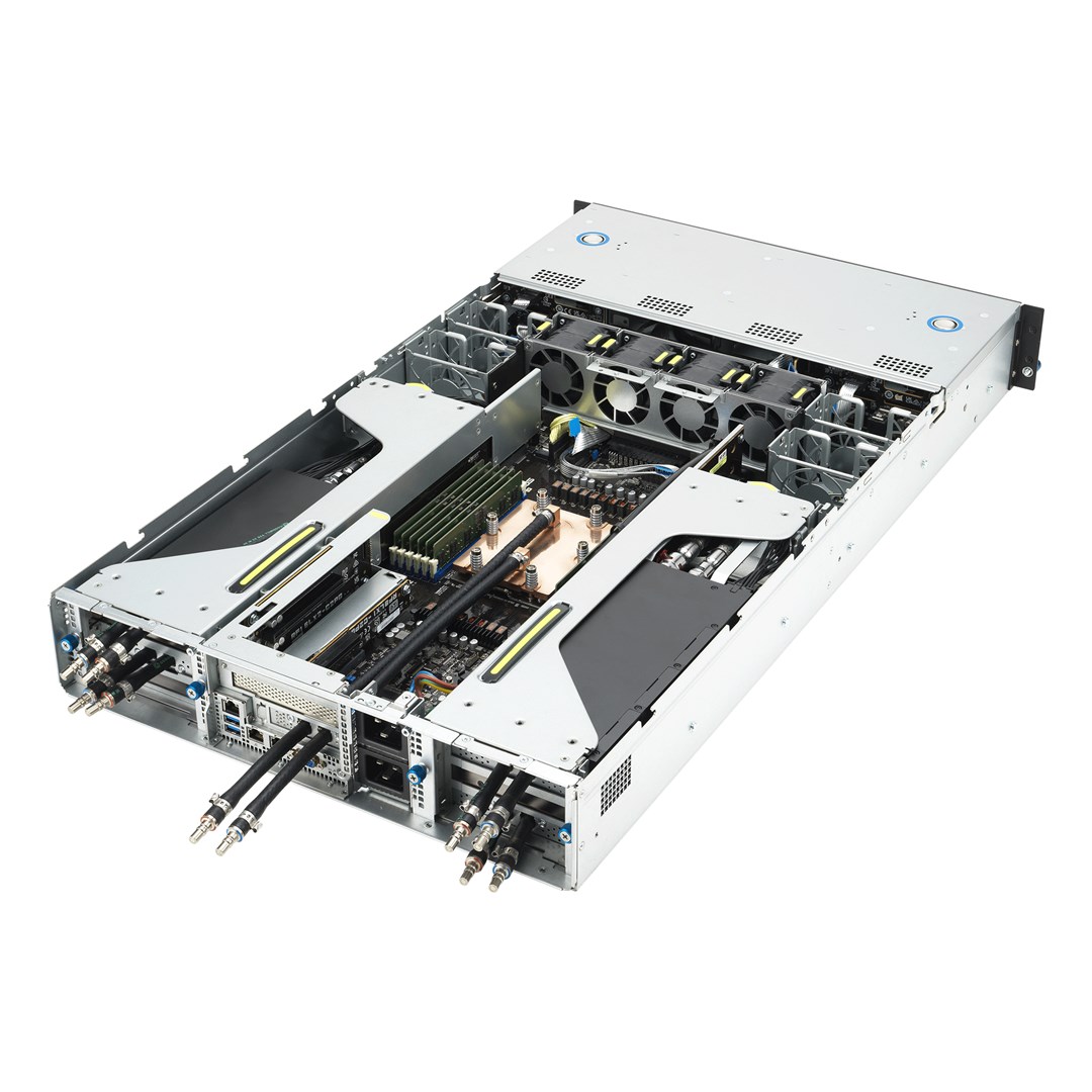 Server ASUS 2U ESC4000A-E12-SKU1/2600W (AMD EPYC, 1x LGA 6096, SP5, 400W, 12xDDR5, 2 Intel i350 1Gb)-10