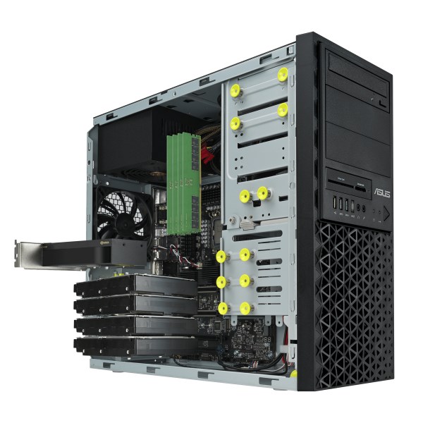 Server računalo ASUS WS E500 G9/550W Intel W680 (4x DDR5-4800 MHz, 2.5GbE x2 PCIe x5, 1 550W 80+ Gold)-1