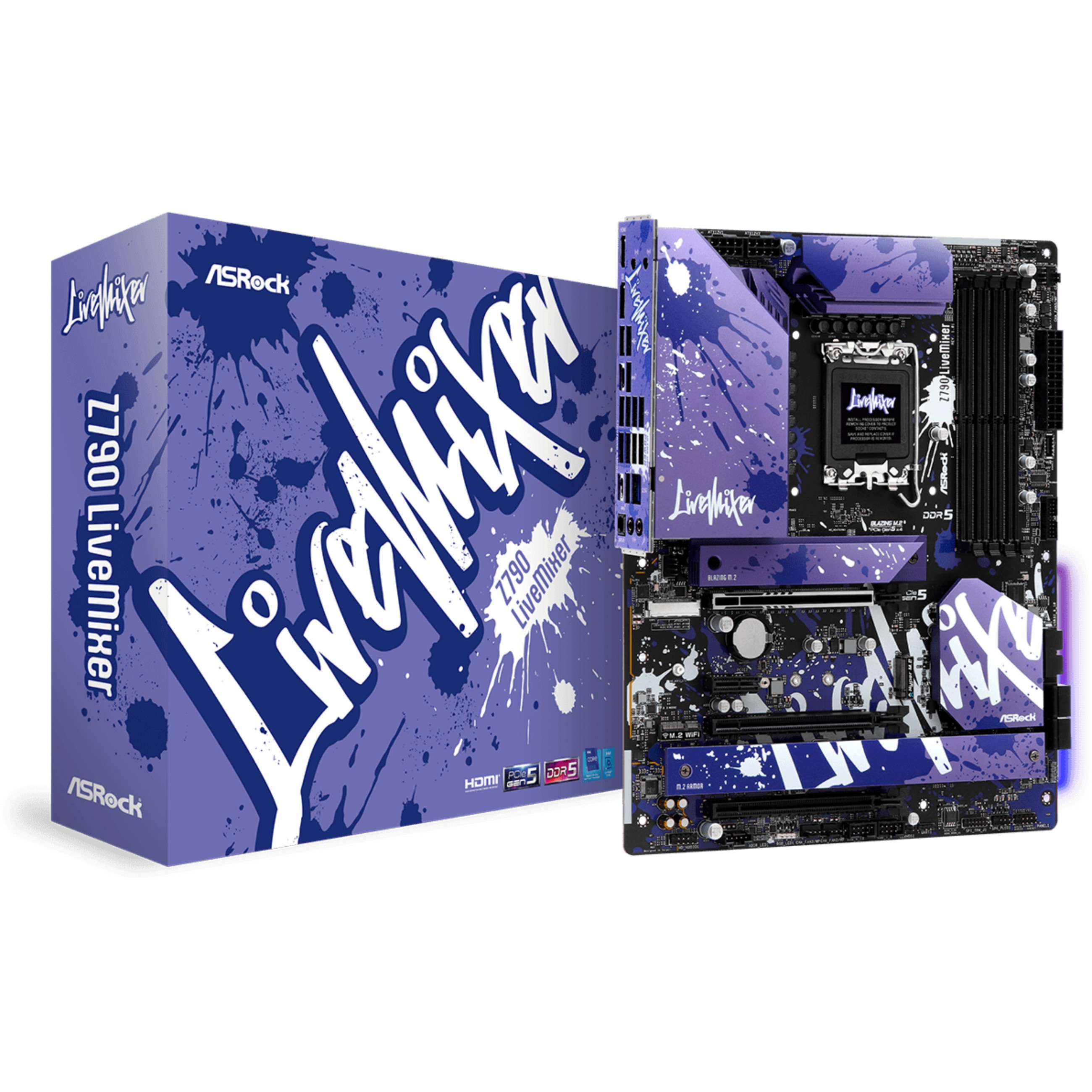 Matična ploča ASROCK Z790 LiveMixer (Intel Z790, LGA 1700, ATX)