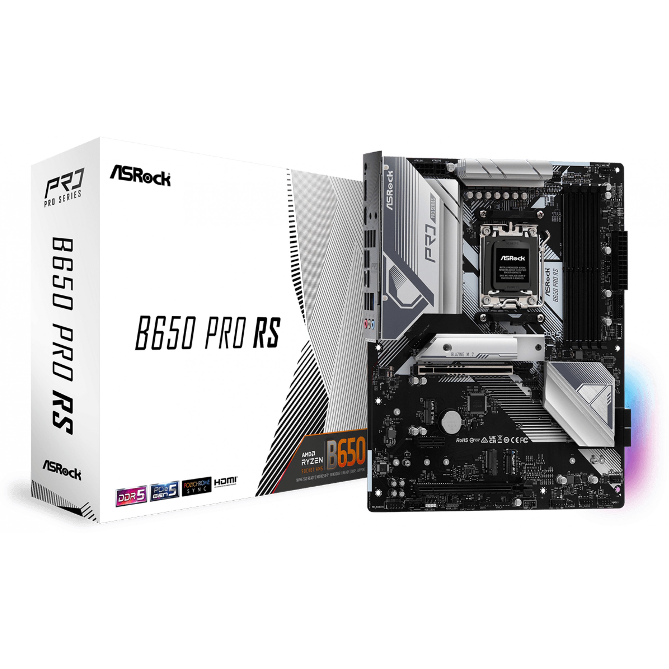 Matična ploča ASROCK B650 Pro RS (AMD B650, Socket AM5, ATX)-0