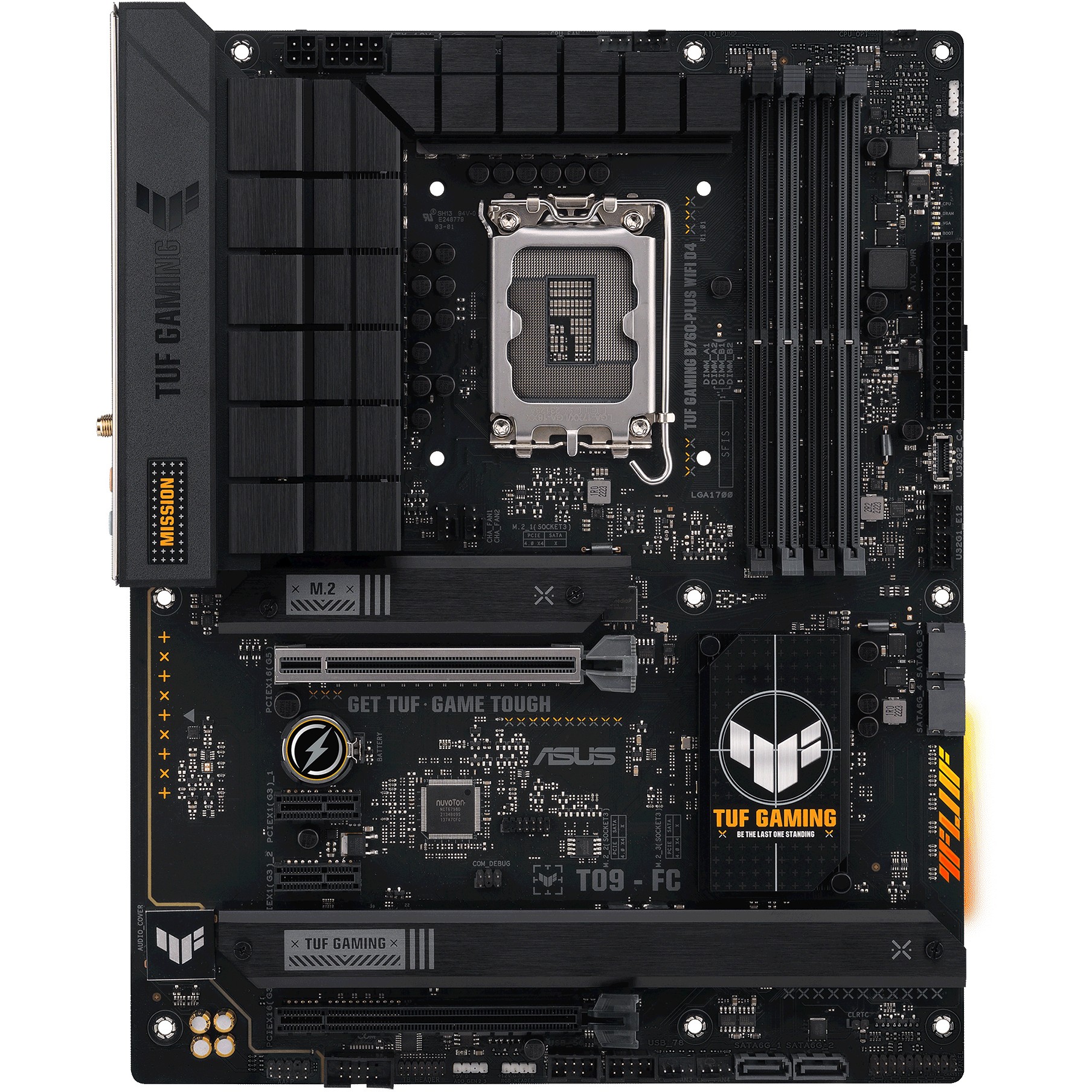 Matična ploča ASUS TUF GAMING B760-PLUS WIFI D4 (Intel B760, LGA 1700, ATX, Wi-Fi)-8