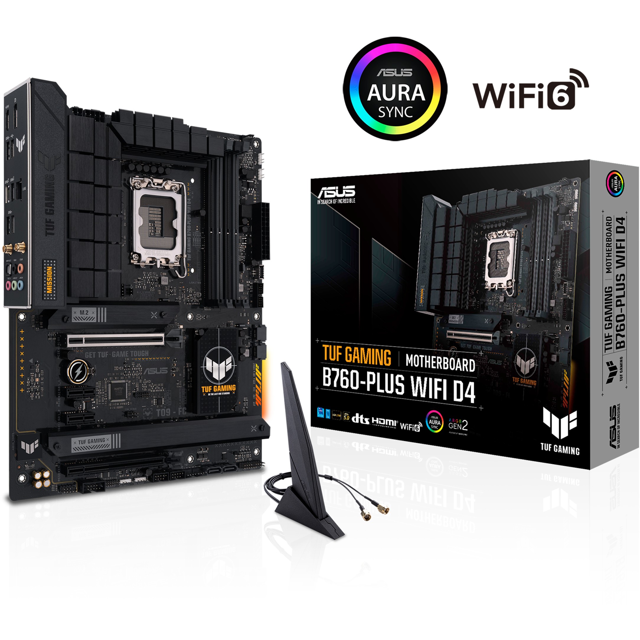 Matična ploča ASUS TUF GAMING B760-PLUS WIFI D4 (Intel B760, LGA 1700, ATX, Wi-Fi)-9