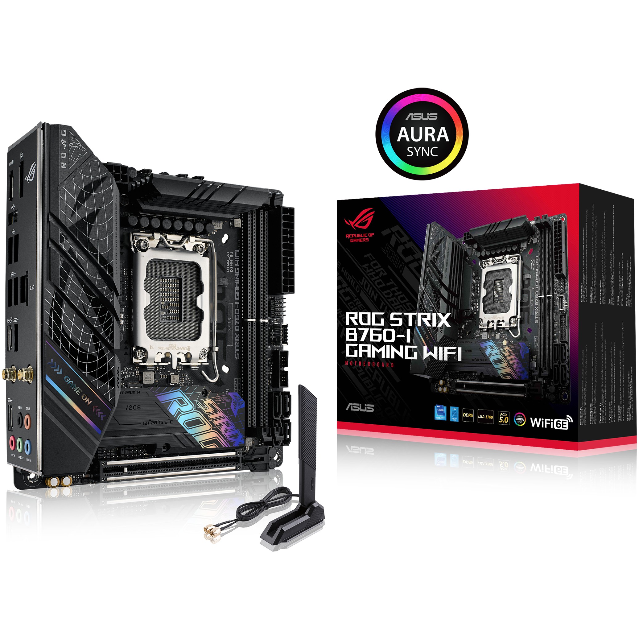 MB ASUS Intel 1700 ROG STRIX B760-I GAMING WIFI-16