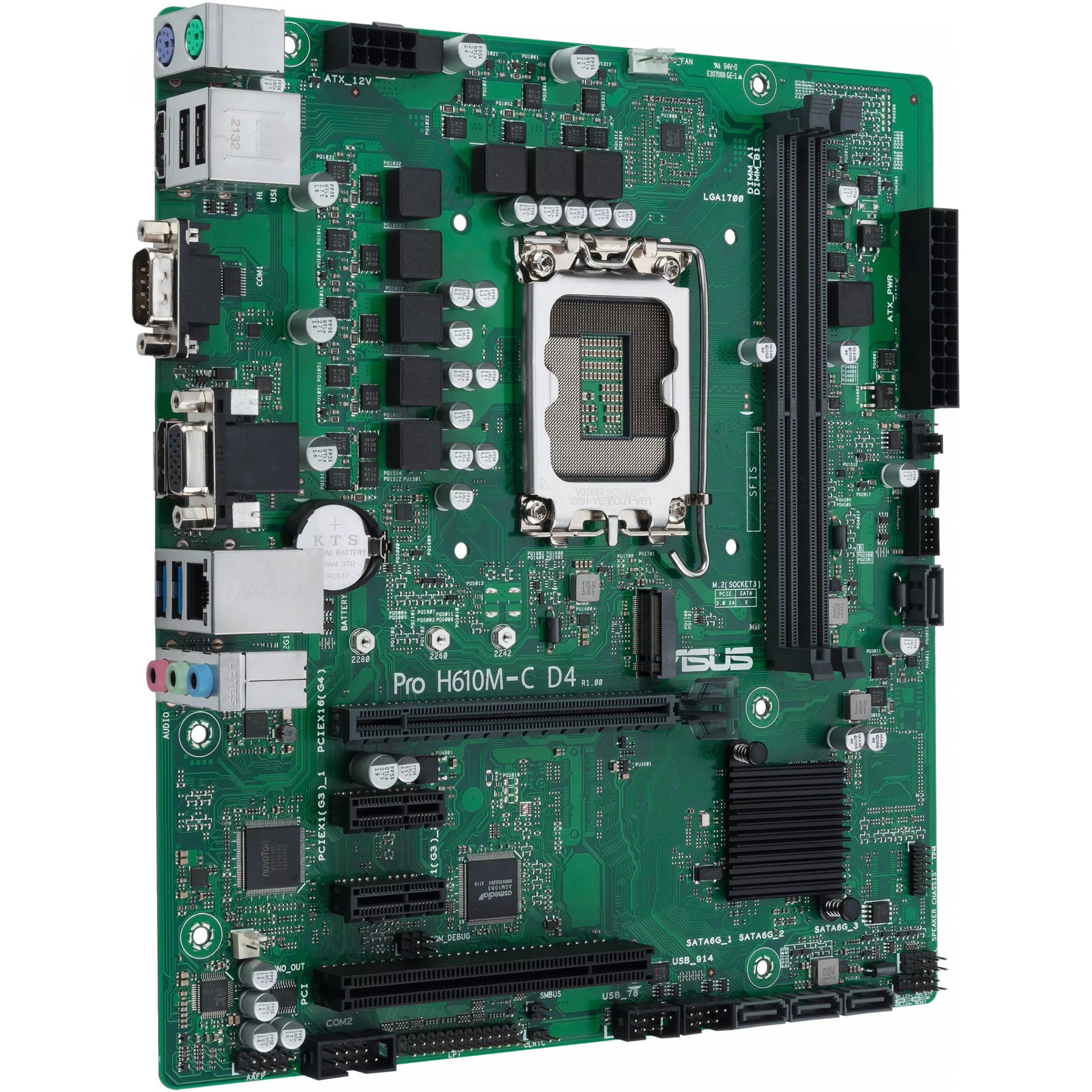 Matična ploča ASUS PRO H610M-C D4-CSM (micro ATX, LGA1700 Socket, H610)-2