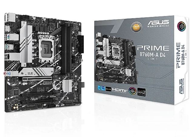Matična ploča ASUS PRIME B760M-A D4-CSM (LGA1700, B760, DDR4, PCIe 4.0 x16, 1x 2.5Gb Ethernet, mATX)-0
