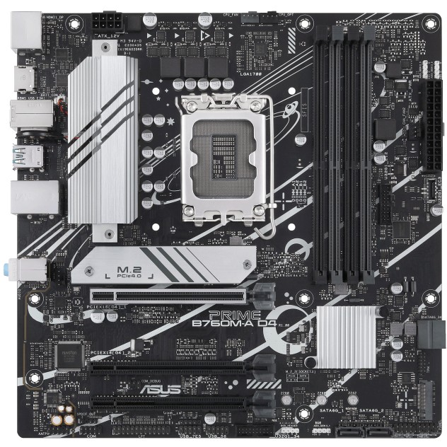 Matična ploča ASUS PRIME B760M-A D4-CSM (LGA1700, B760, DDR4, PCIe 4.0 x16, 1x 2.5Gb Ethernet, mATX)-1