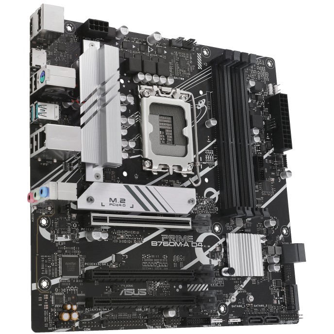 Matična ploča ASUS PRIME B760M-A D4-CSM (LGA1700, B760, DDR4, PCIe 4.0 x16, 1x 2.5Gb Ethernet, mATX)-3