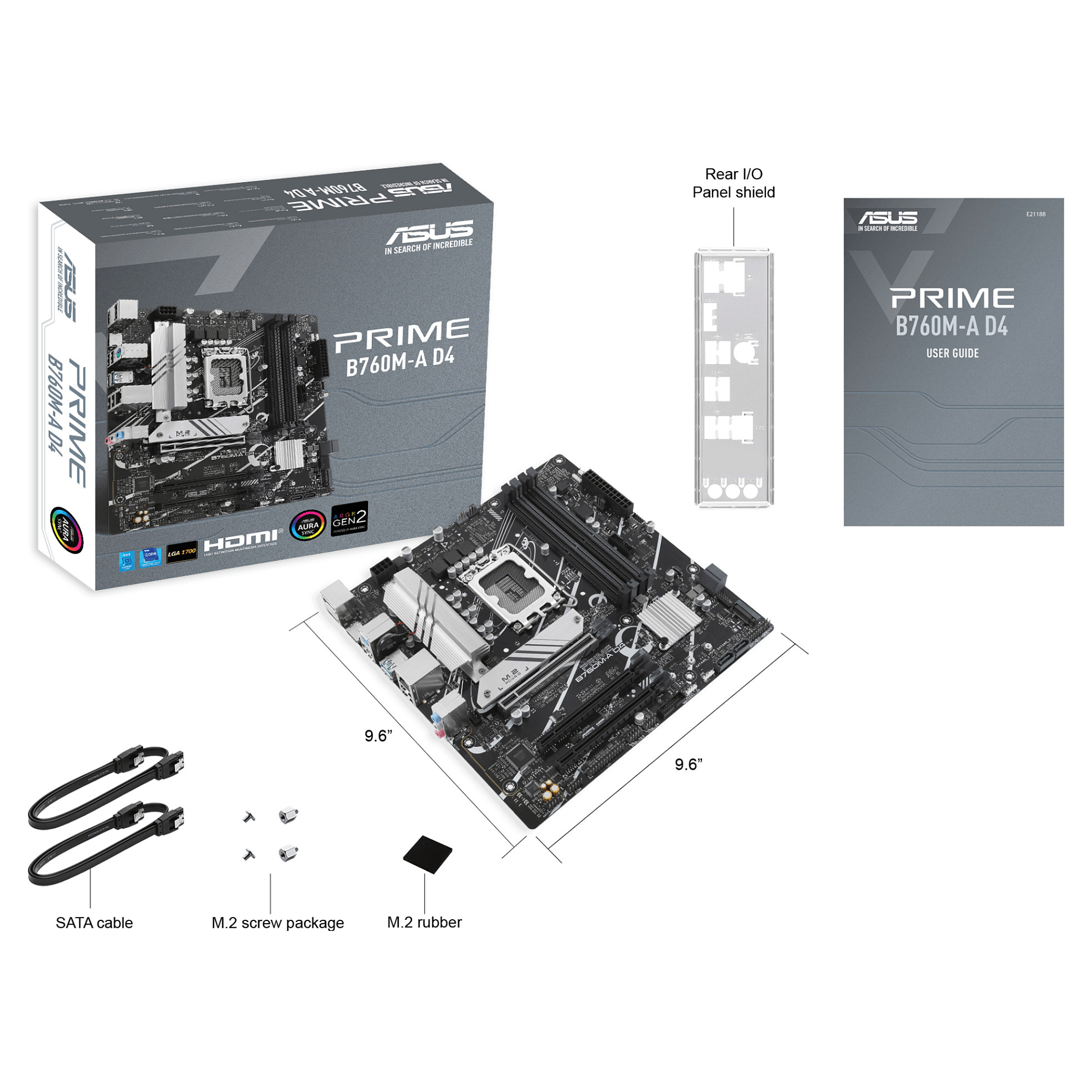Matična ploča ASUS PRIME B760M-A D4-CSM (LGA1700, B760, DDR4, PCIe 4.0 x16, 1x 2.5Gb Ethernet, mATX)-6