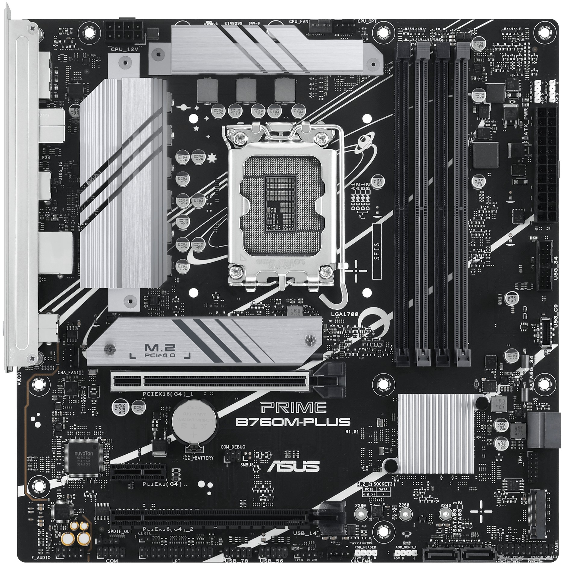 Matična ploča ASUS Intel 1700 PRIME B760M-PLUS (LGA1700 Socket, micro ATX, Intel B760, DDR5)-1