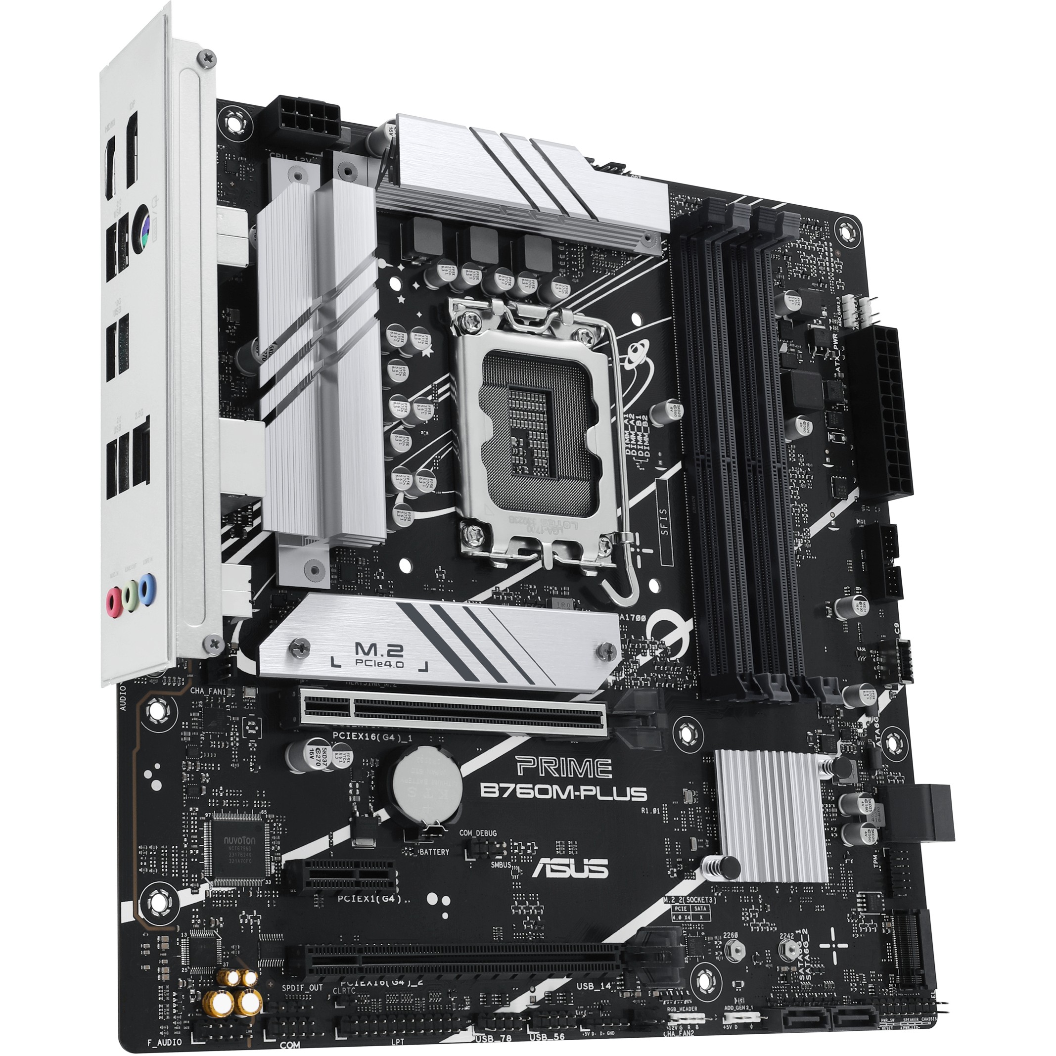 Matična ploča ASUS Intel 1700 PRIME B760M-PLUS (LGA1700 Socket, micro ATX, Intel B760, DDR5)-2