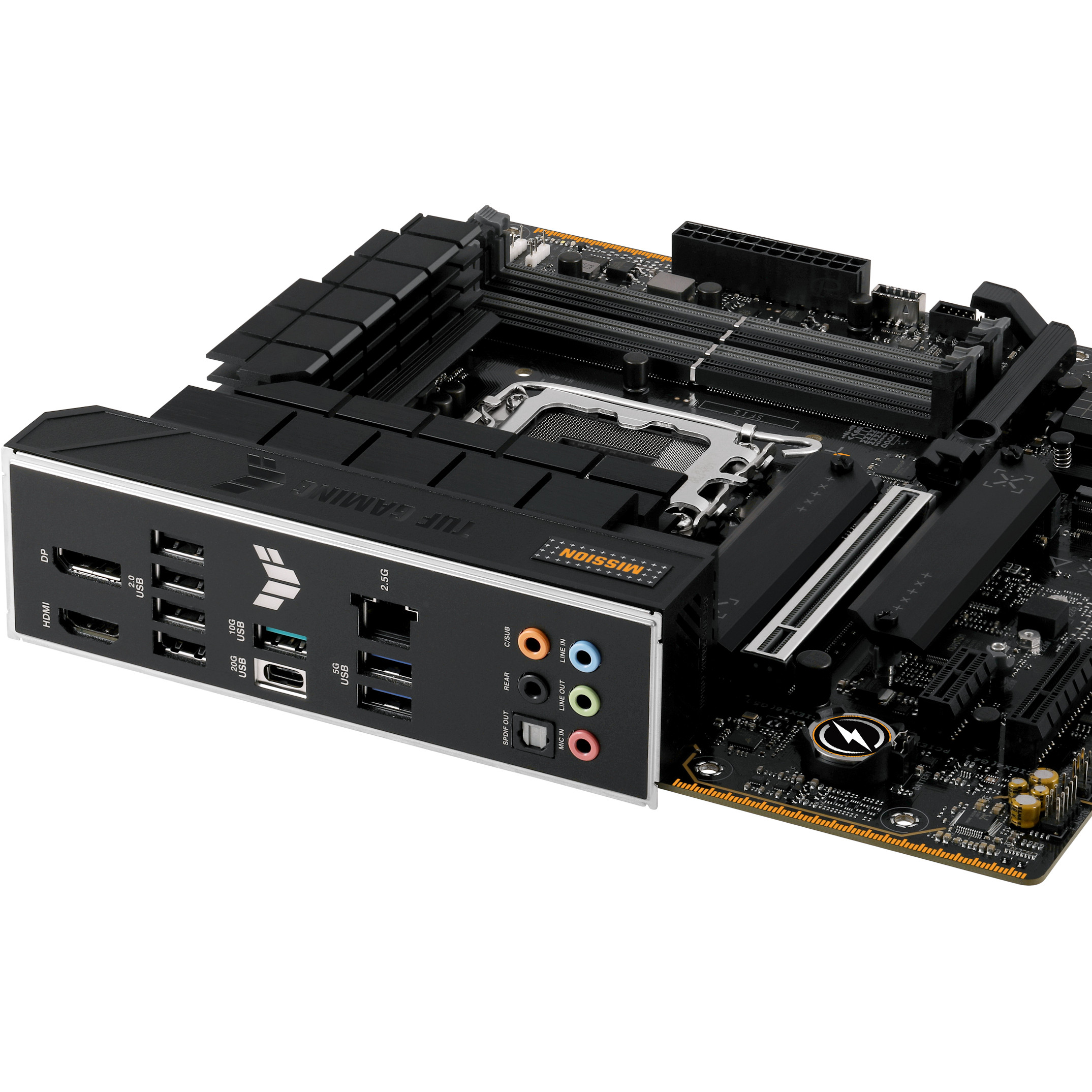 Matična ploča ASUS Intel 1700 TUF Gaming B760M-PLUS (LGA1700 Socket, micro ATX, Intel B760, DDR5)-6