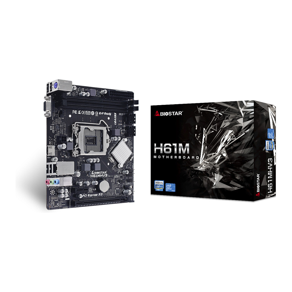 Matična ploča BIOSTAR H61MHV3 (Intel H61, LGA 1155, micro ATX)