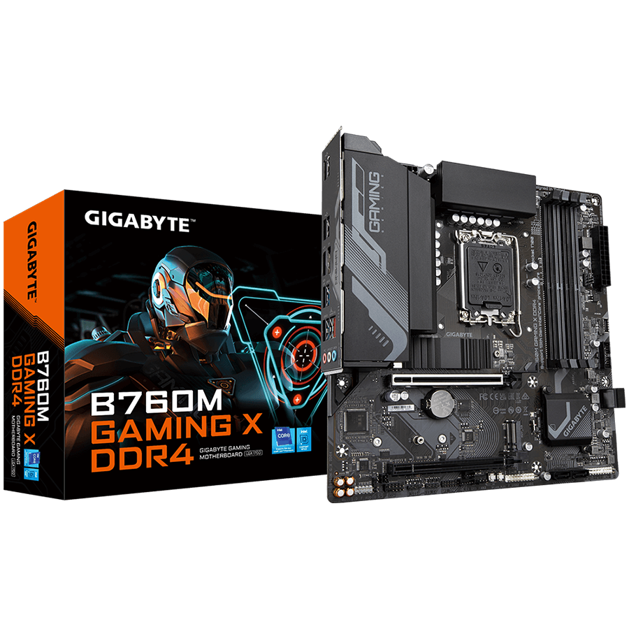 Gaming matična ploča GIGABYTE B760M X (DDR4, mikro ATX, Socket Intel 1700, Intel B760)-3