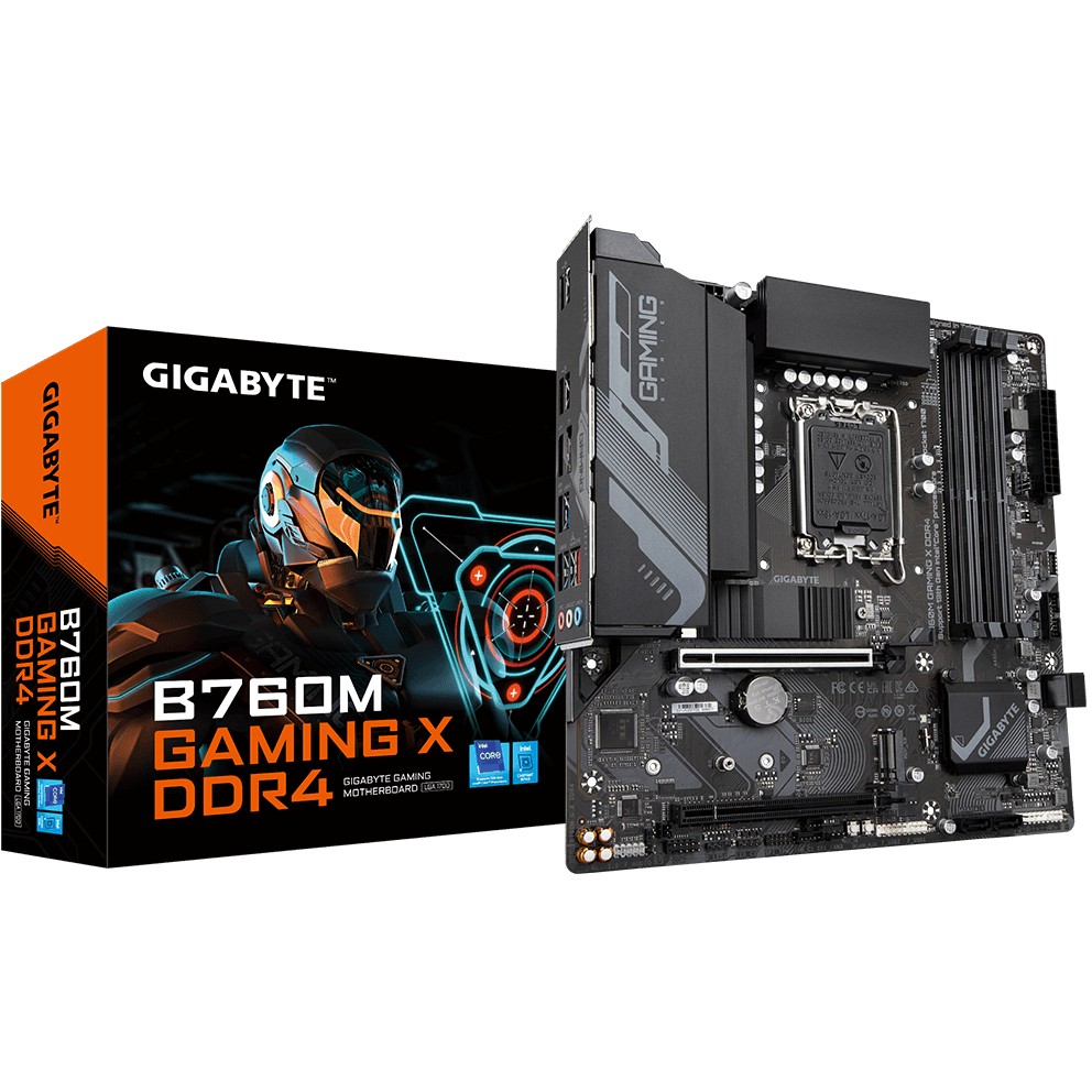 Gaming matična ploča GIGABYTE B760M X (DDR4, mikro ATX, Socket Intel 1700, Intel B760)-7