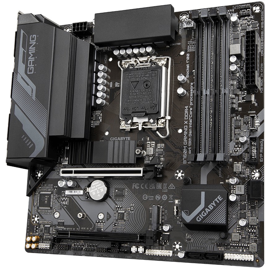 Gaming matična ploča GIGABYTE B760M X (DDR4, mikro ATX, Socket Intel 1700, Intel B760)-8