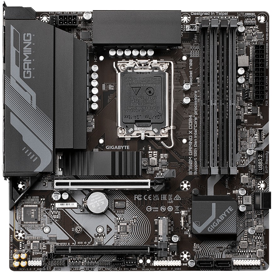 Gaming matična ploča GIGABYTE B760M X (DDR4, mikro ATX, Socket Intel 1700, Intel B760)-9