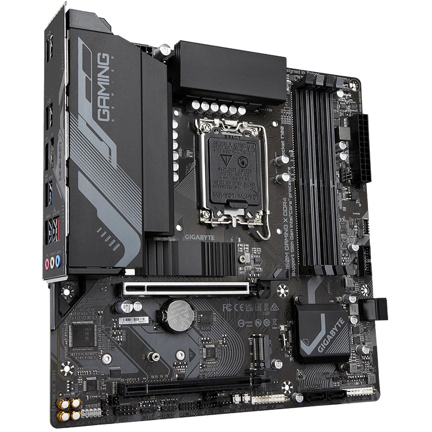 Gaming matična ploča GIGABYTE B760M X (DDR4, mikro ATX, Socket Intel 1700, Intel B760)-10