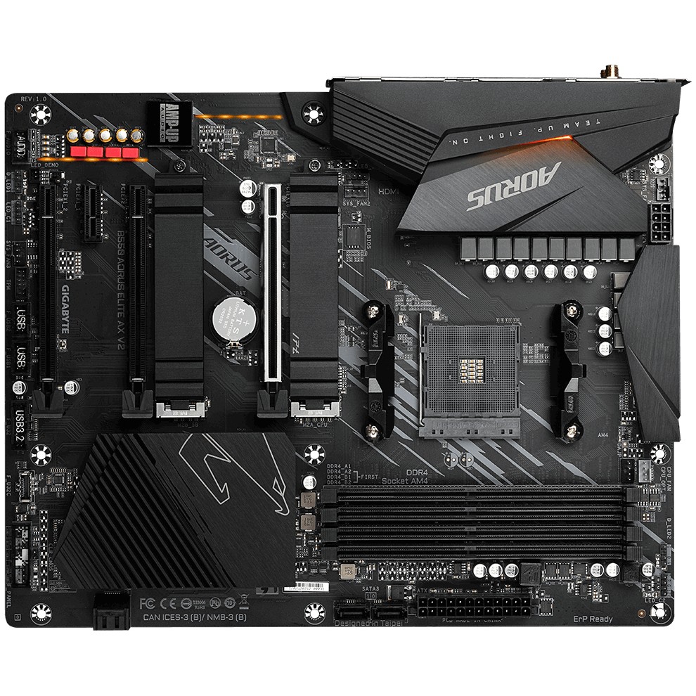 GIGABYTE Mainboard Desktop B550 AORUS ELITE AX V2-9