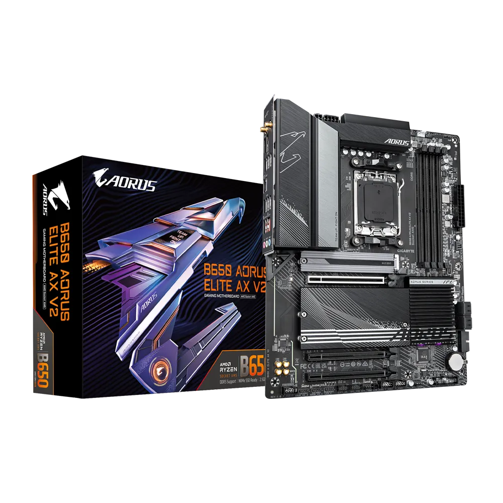 Matična ploča GIGABYTE Aorus Elite AX V2 (Socket AM5, ATX, AMD B650, DDR5)-1