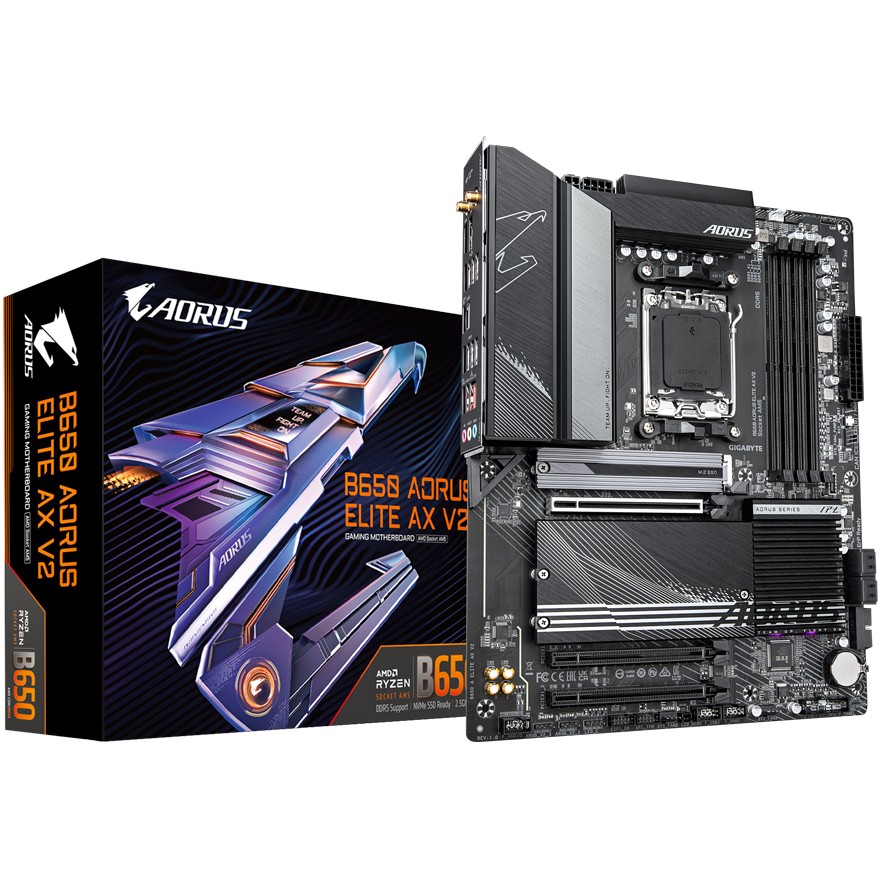 Matična ploča GIGABYTE Aorus Elite AX V2 (Socket AM5, ATX, AMD B650, DDR5)-6