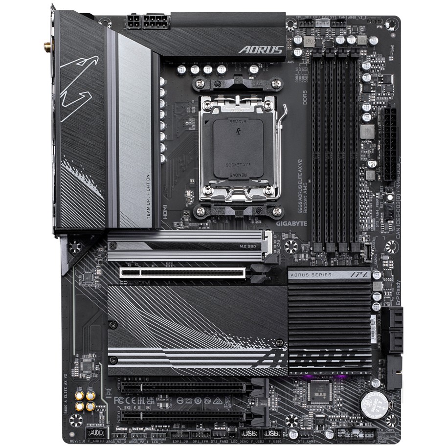 Matična ploča GIGABYTE Aorus Elite AX V2 (Socket AM5, ATX, AMD B650, DDR5)-9