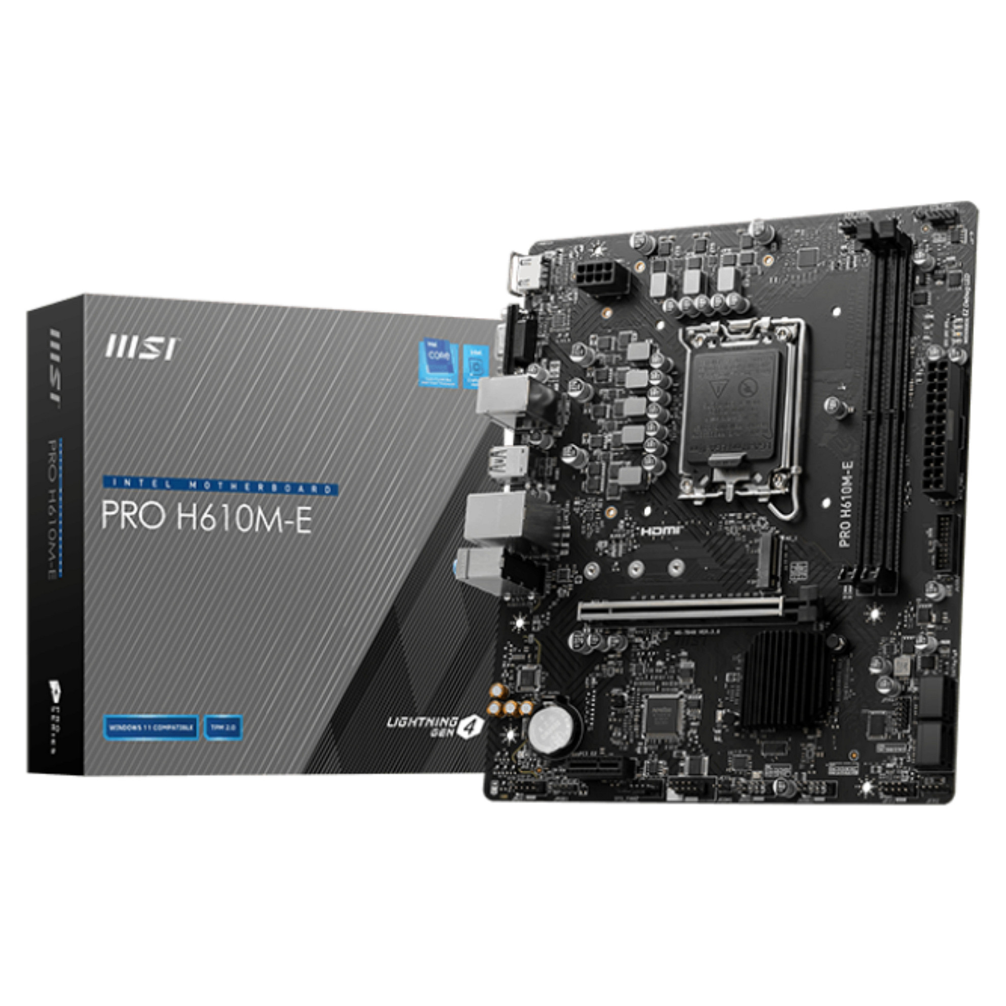 Motherboard MSI PRO H610M-E Intel H610 LGA 1700 micro ATX
