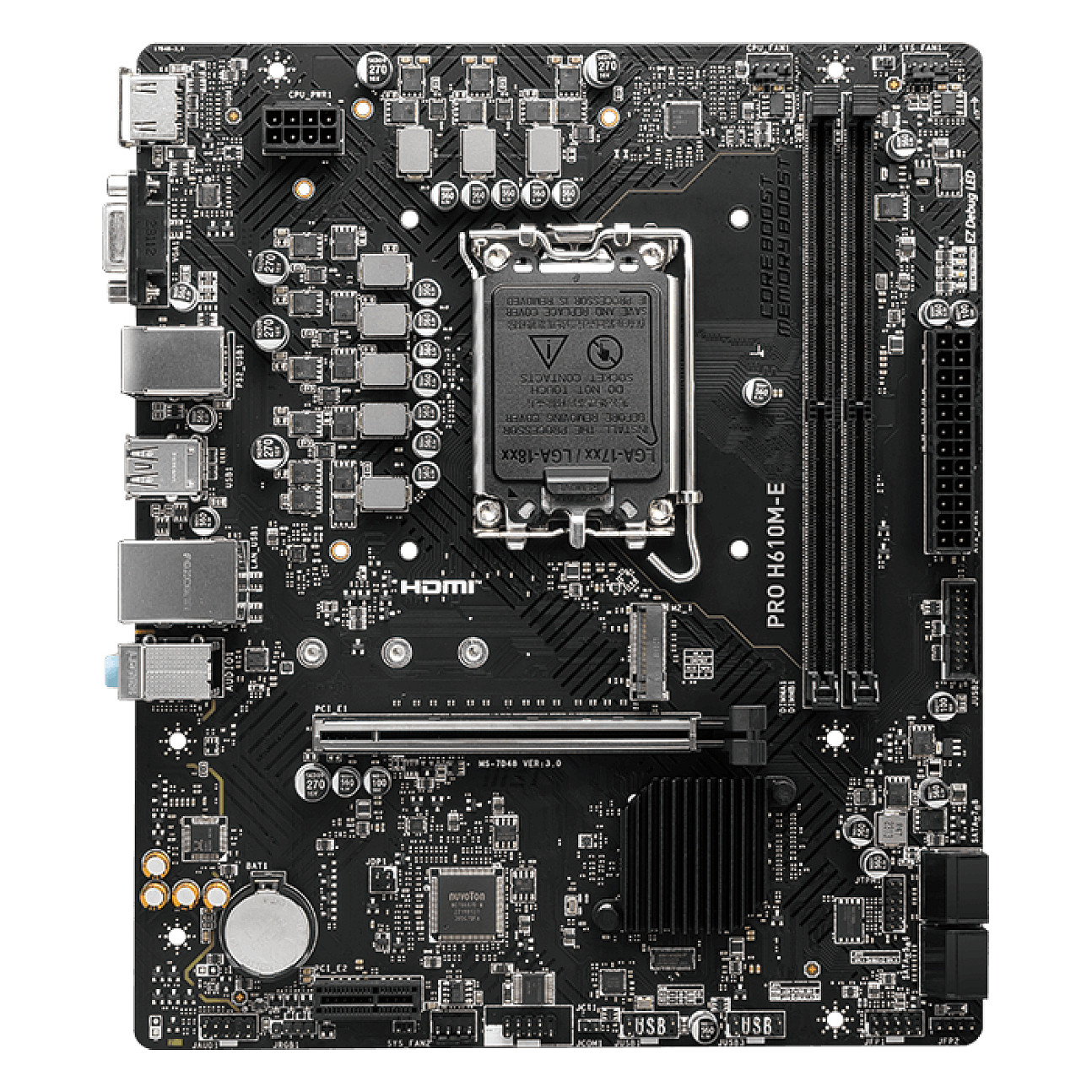 Motherboard MSI PRO H610M-E Intel H610 LGA 1700 micro ATX-1