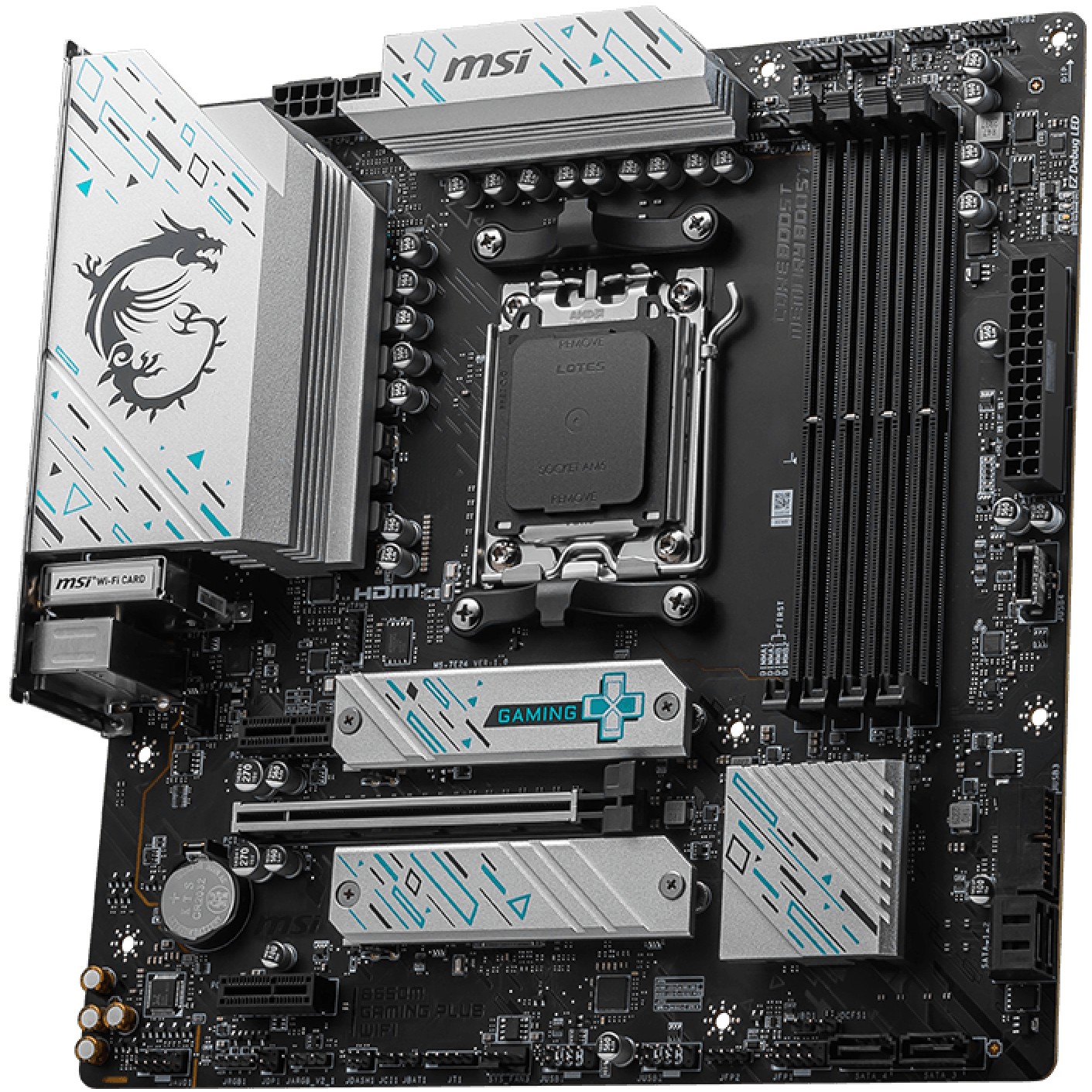 MSI B650M GAMING PLUS WIFI motherboard AMD B650 Socket AM5 micro ATX-2