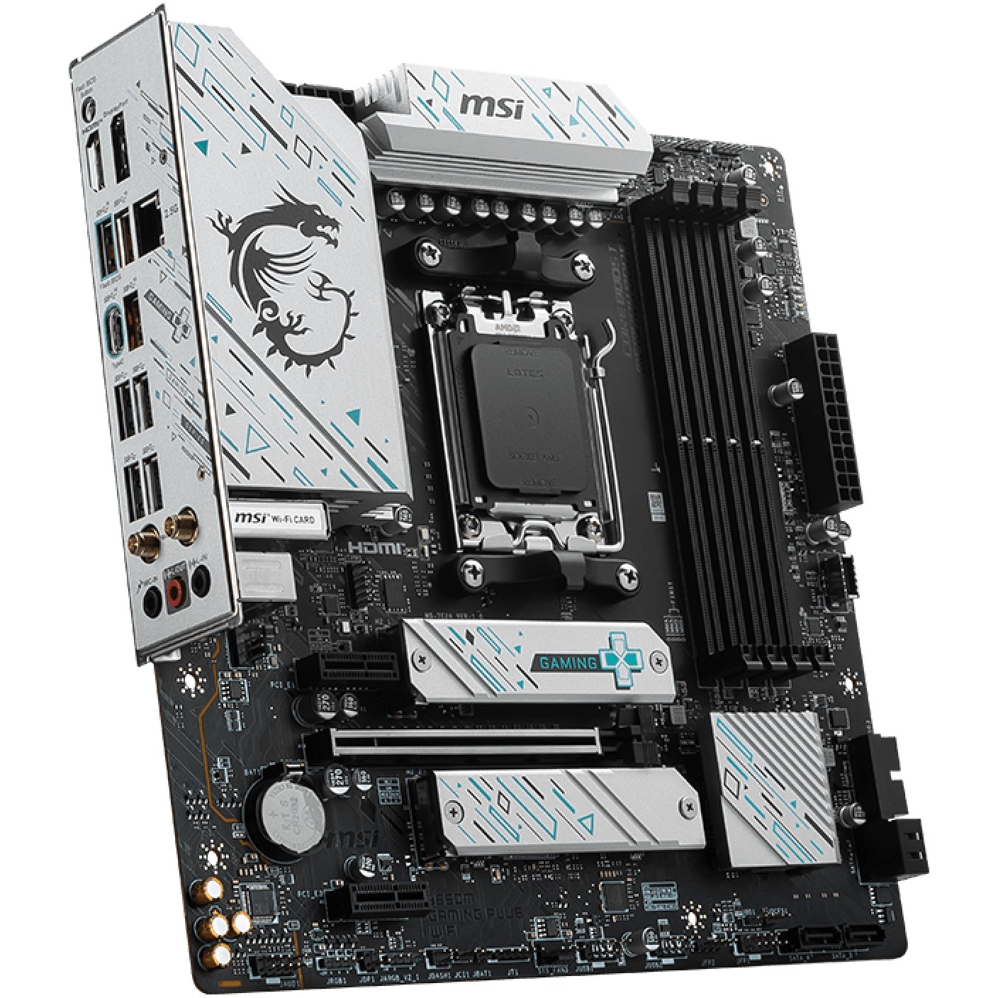 MSI B650M GAMING PLUS WIFI motherboard AMD B650 Socket AM5 micro ATX-3