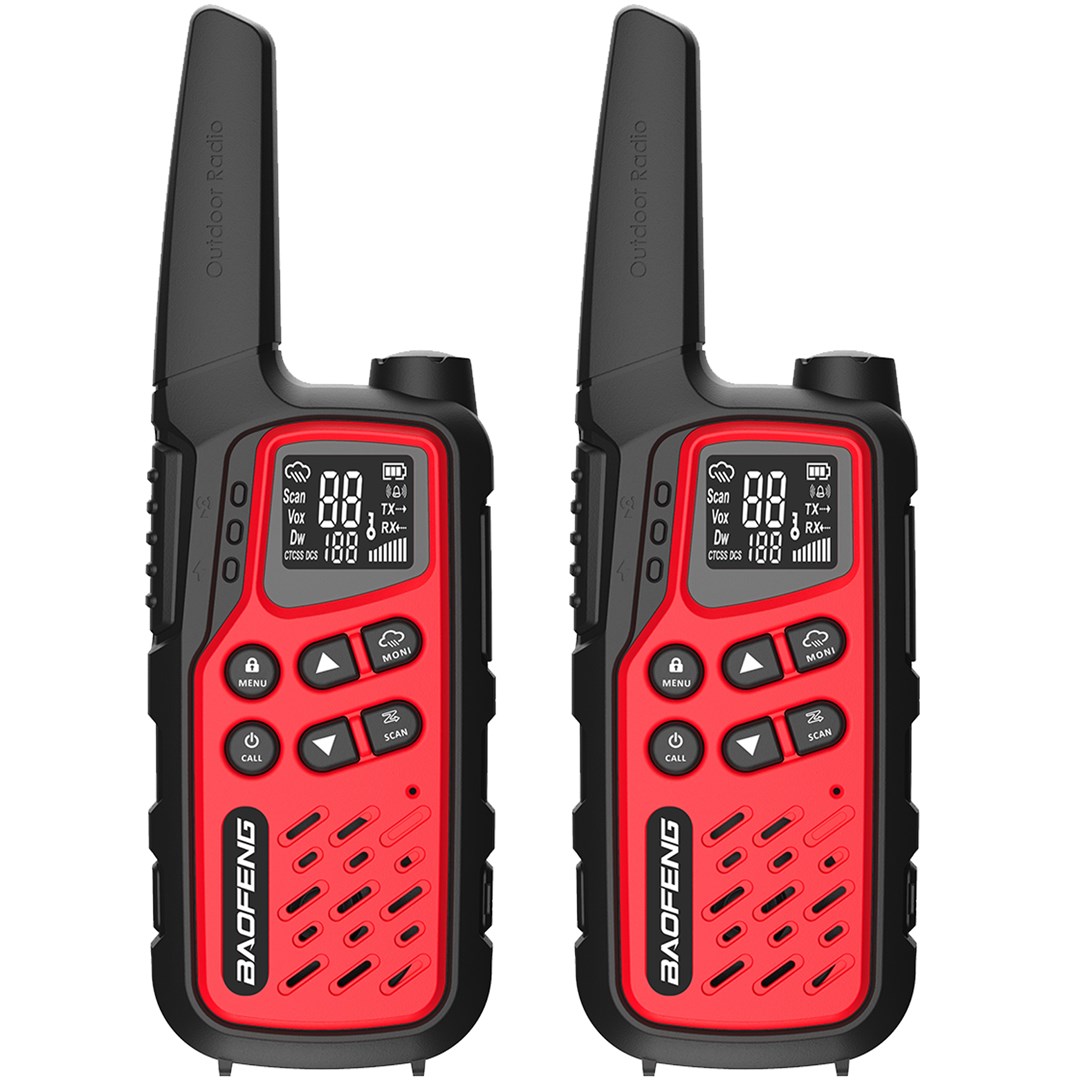 Ručni radio BAOEFENG BF-T25E (Crvena)