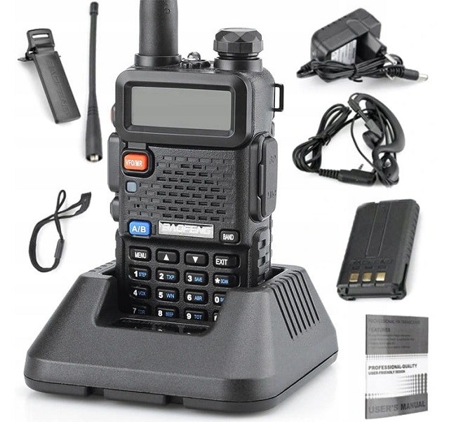 Radio-stanica BAOFENG UV-5R HTQ Walkie-Talkie