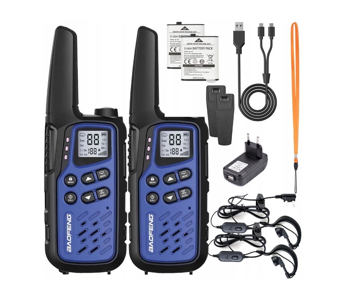 Ručni radio BAOEFENG BF-T25E (tamnoplava)-0