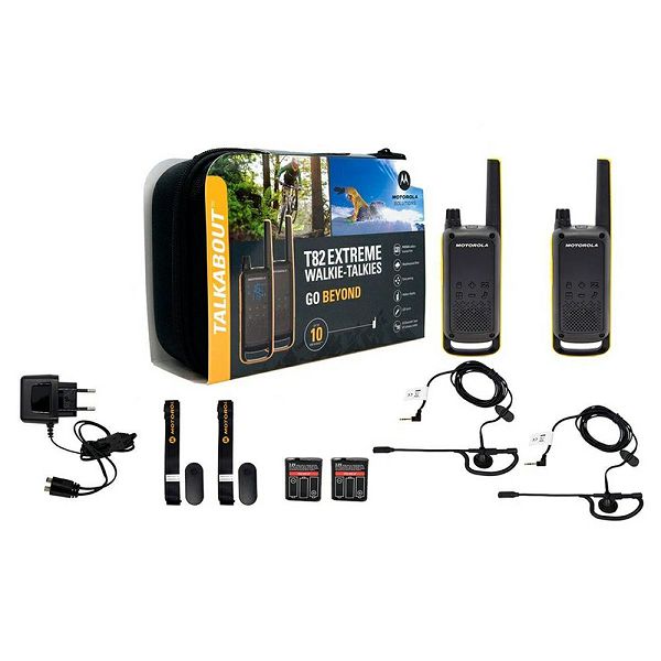 Radio Motorola Talkabout T82 Extreme Twin Pack dvosmjerni 16 kanala crni, narančasti